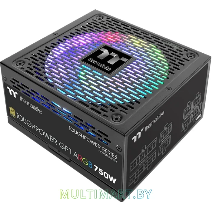 Блок питания Thermaltake Toughpower GF1 ARGB 750W Gold TT Premium (PS-TPD-0750F3FAGE-1)